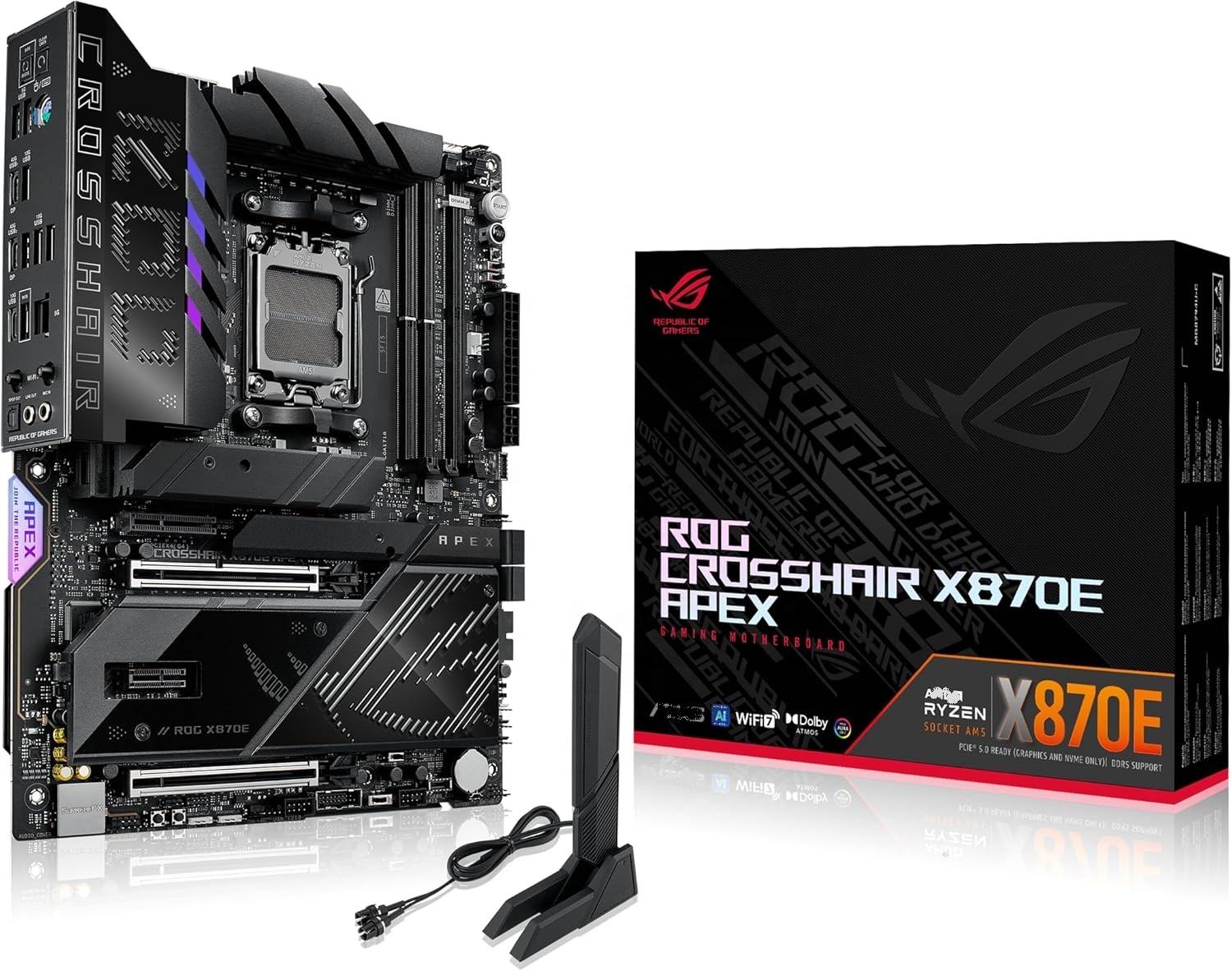 X870E Atx Motherboard - 2025 NEW ROG Crosshair X870E APEX
