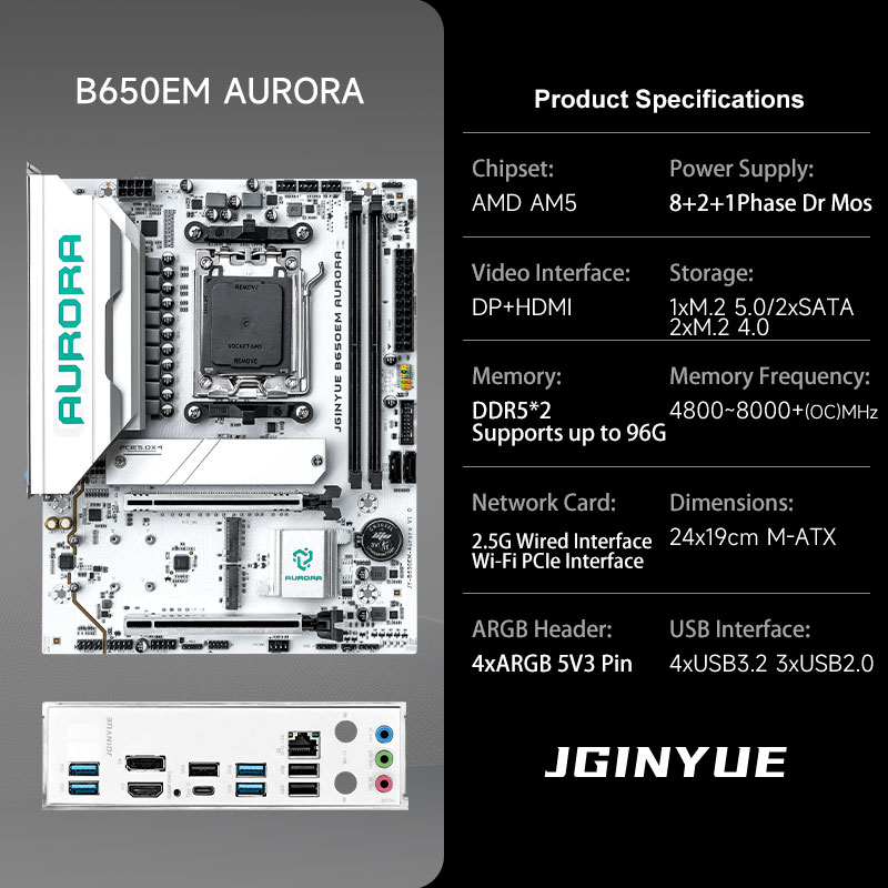 Gaming B650 MATX AMD AM5 DDR5  - Am5 Micro Atx Pcie 5.0 Motherboard ulasan dan harga