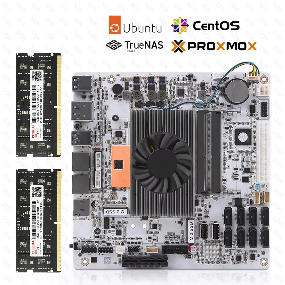 I5-8265U ES 8 SATA NAS Motherb - Mini Itx Dual 2.5G Nas Motherboard ulasan dan harga