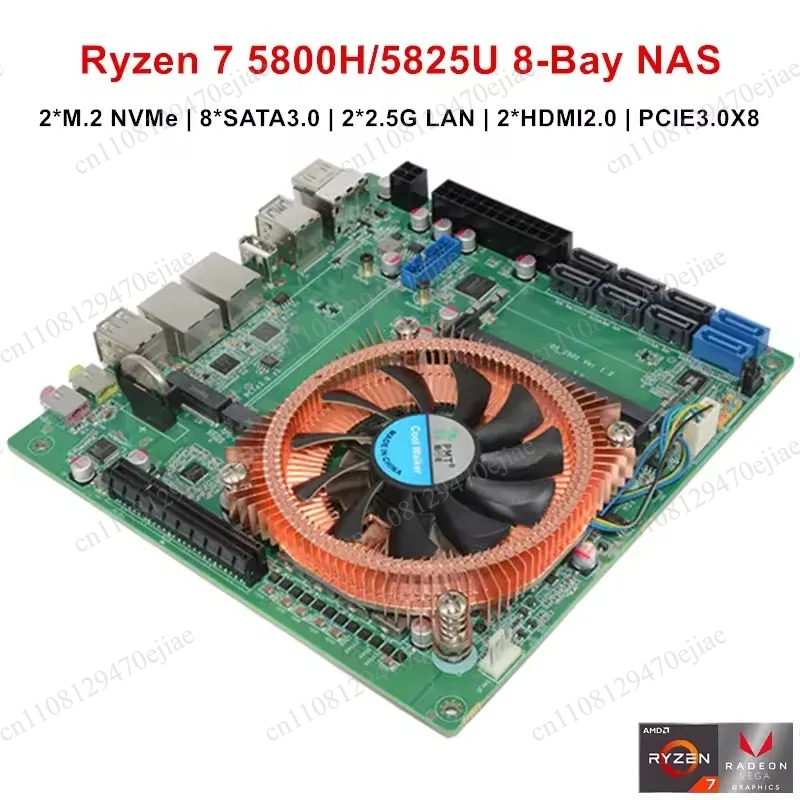 Topton AMD Ryzen 7 5800H/5825U - Mini Itx Dual 2.5G Nas Motherboard ulasan dan harga