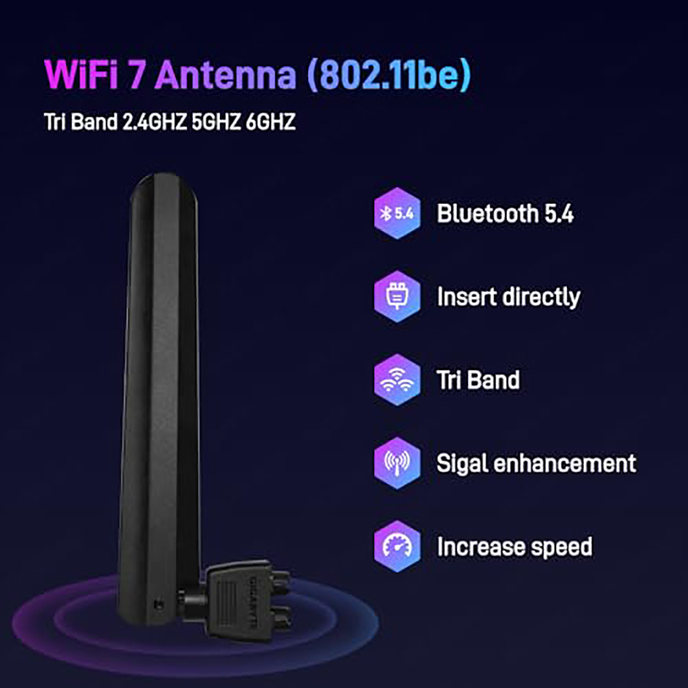 EZ-Plug WIFI 7 Antenna For GIG - Z890 Wi-Fi 7 Motherboard ulasan dan harga