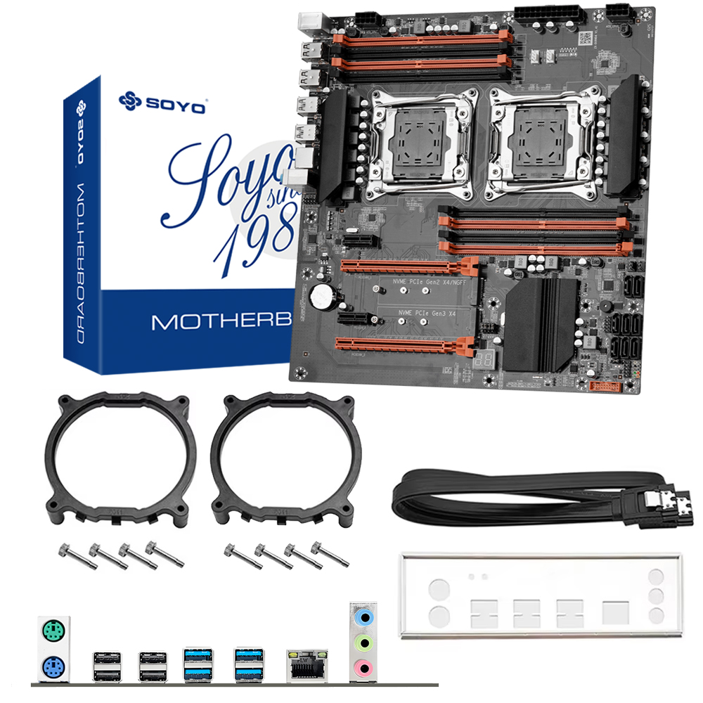 SOYO X99 Dual Gaming Motherboa - Dual Lga2011-3 Server Motherboard Combo ulasan dan harga