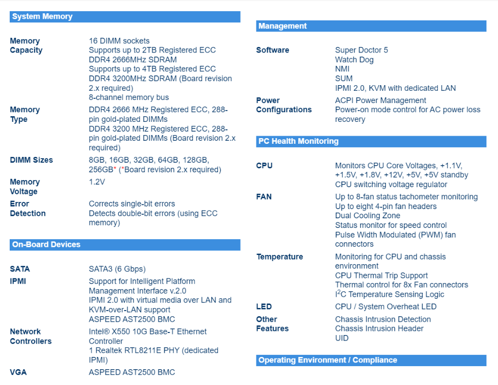 Supermic H11DSi-NT Motherboard - Dual Socket Sp3 Epyc Motherboard ulasan dan harga