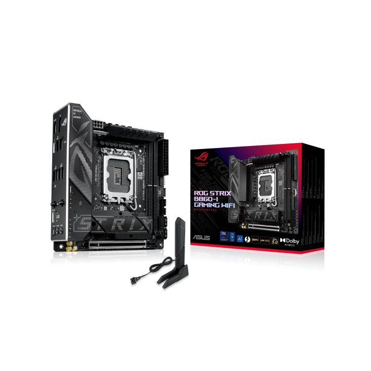 2025 ROG STRIX B860-I GAMING W - Lga1851 Gaming Motherboard ulasan dan harga