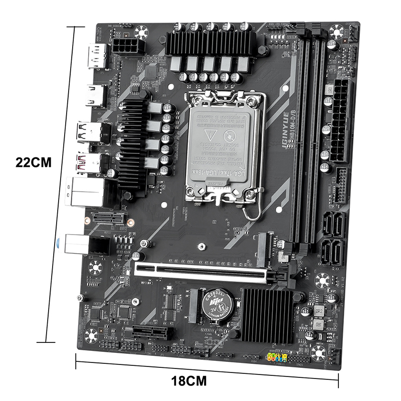 JGINYUE H810M-D/B M-ATX Gaming - Lga1851 Gaming Motherboard ulasan dan harga