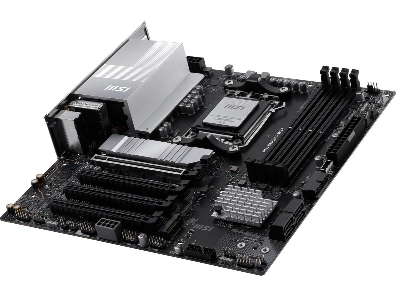 MSI PRO B850M-P WIFI AM5 AMD B - Am5 Micro Atx Pcie 5.0 Motherboard ulasan dan harga