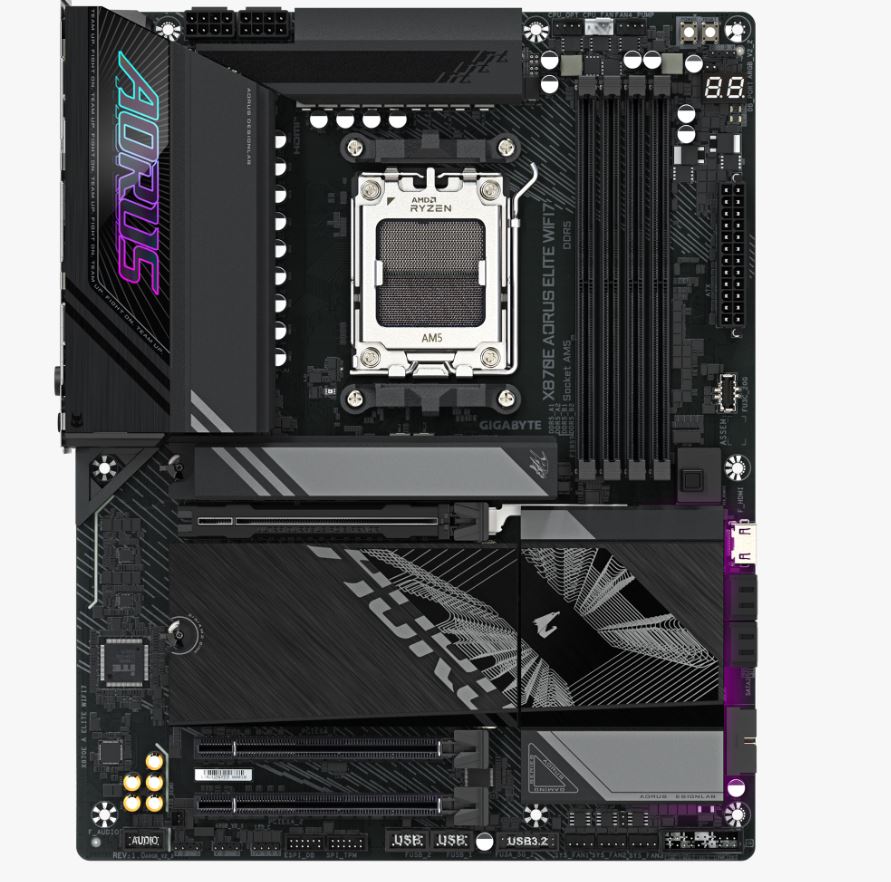 GIGABYTE X870E AORUS ELITE WIF - X870E Atx Motherboard ulasan dan harga